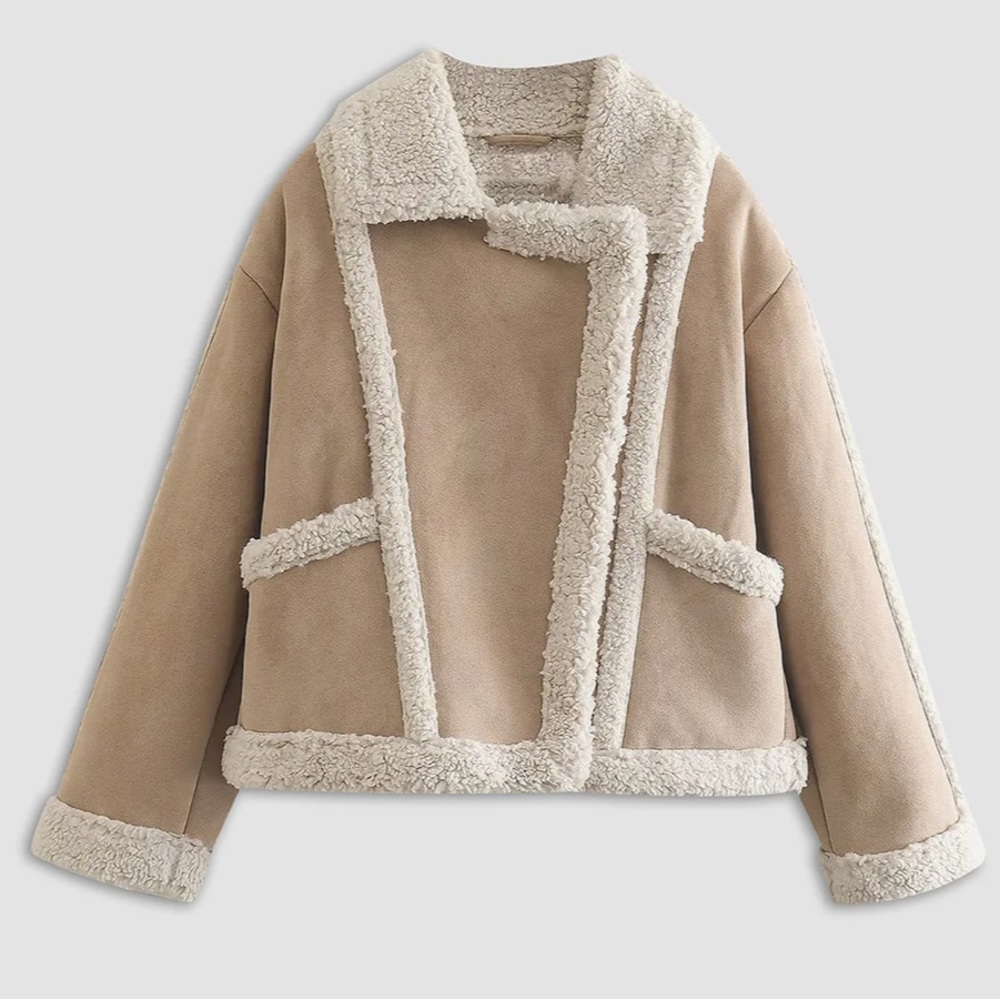 NWT Commense Women’s Faux Shearling Jacket